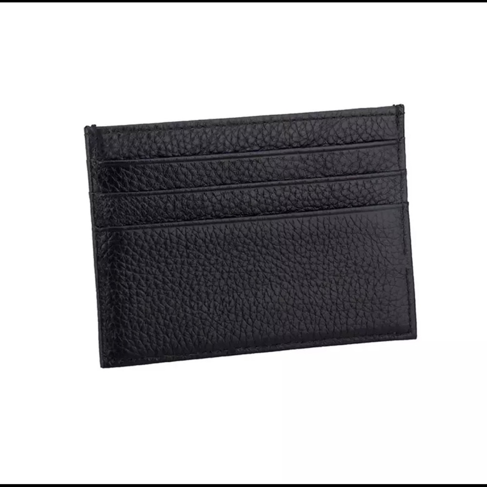 Genuine leather card holder